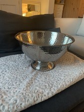 Silver Metal Hammered