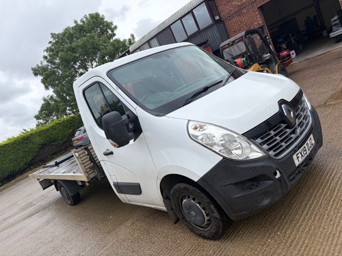 Renault master flat bed - flat, bed/hiab