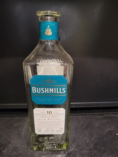 Empty 70cl bushmills - bushmills, irish
