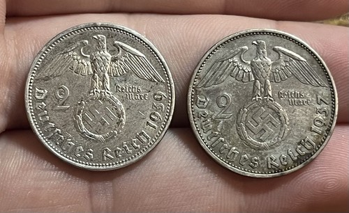 1937 1939 2 reichmarks - 1937, &