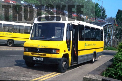35mm slide shamrock coaches - slide,