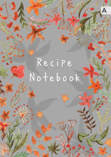 Recipe notebook - a4,