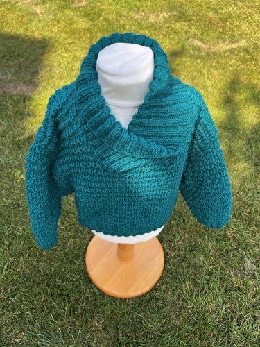 Child hand knitted jumper - knitted,