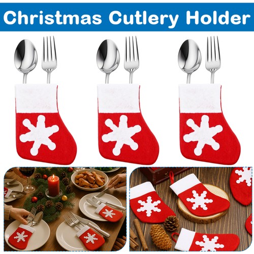 Christmas cutlery holders - cutlery,