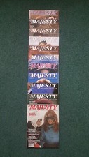 Majesty Magazine The Monthly Royal Review Volume 7. 11 Issues 1986/1987