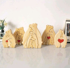 Wooden Bear Family Puzzle
