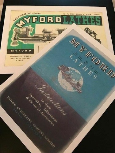 Myford vintage to 3 - to,