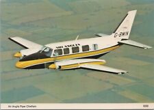 AIR ANGLIA PIPER CHIEFTAIN AIRCRAFT POSTCARD AIRLINE AIRPLANE AVIATION