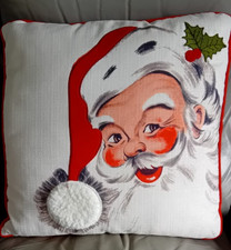 Large Cushion with Father Christmas