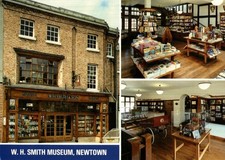 W.H. Smith Museum, Newtown, Powys : Vintage Postcard