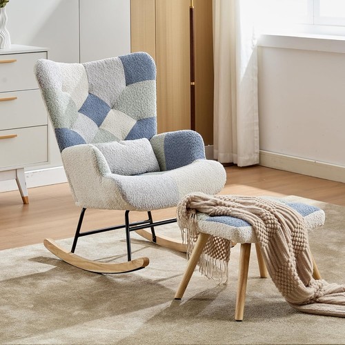 Rocking chair footstool - rocking,