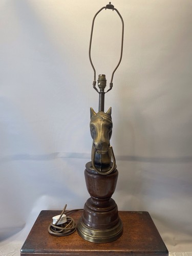 Vintage horse head lamp - vintage,