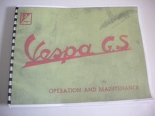 Vespa GS 160 Owners Manual-NEW