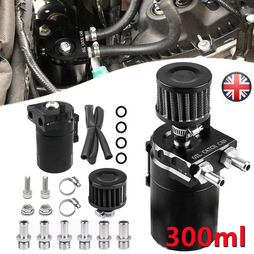 Oil catch can kit - can, breather