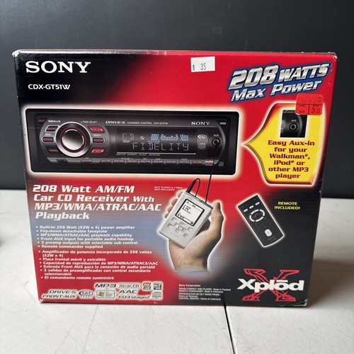 Sony cdx gt51w - car, xplod