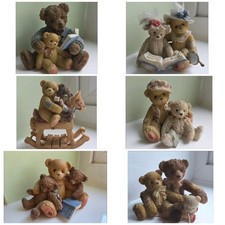 Cherished Teddies Friends Collection BUNDLE of 6 Figurines, Boxed
