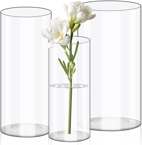 Transparent acrylic flower - transparent,