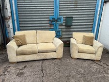 2 PIECE SETTEE SOFA SET & SINGLE ARMCHAIR CHAIR LOUNGE SEATING TWO PIECE SEATER