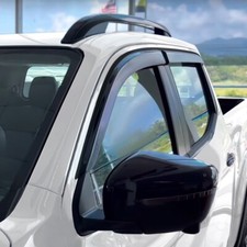 Smoke Tinted Wind Deflector Accessories For Nissan Navara NP300 2015-2025