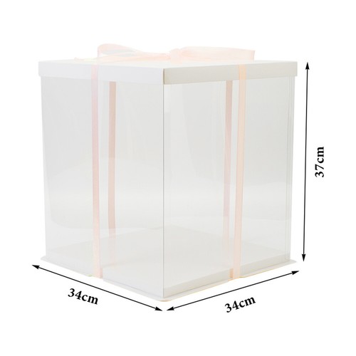 Large clear pvc gift boxes - gift,