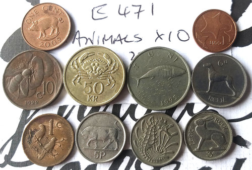 World coins small lot e471 - world,