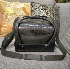 Black y2k faux - black,