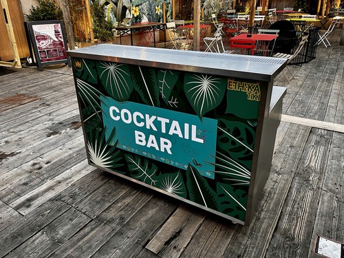 Mobile cocktail bar station - station, by