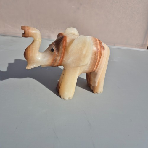 Hand carved onyx stone - carved,
