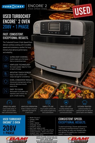 Turbochef encore high - turbochef, speed