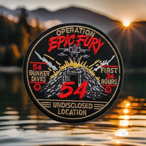 Epic fury embroidered patch - epic,