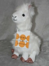 John Lewis llama soft toy NEW white comforter sparkle