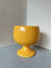Vintage SMF Schramberg Yellow Candy Bowl/ Decorative Vase