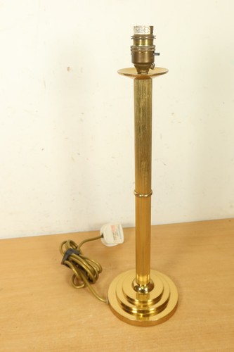 Vintage brass table lamp - vintage,