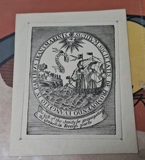 Antique EX-LIBRIS BOOKPLATE