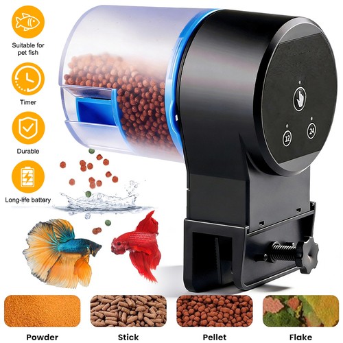 Automatic fish feeder aquarium - fish,