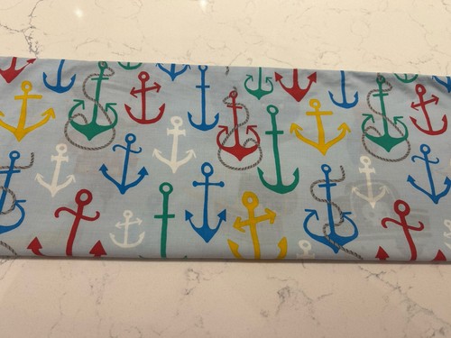 Lampshade blue nautical - lampshade, a