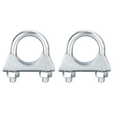 2pcs Muffler U-Bolt Clamps for