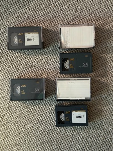 Vhs tapes jvc - vhs-c,