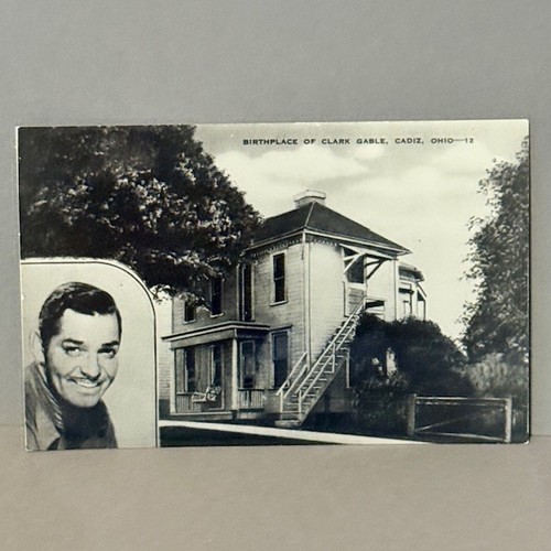 Vintage clark gable birthplace - gable,