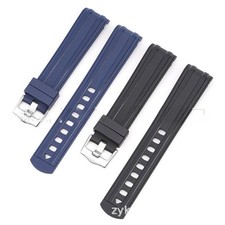 Quality Waterproof Rubber Watch Band Strap Mens 20 22mm for Omega Seamaster 300