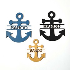 Anchor Plaque Personalised