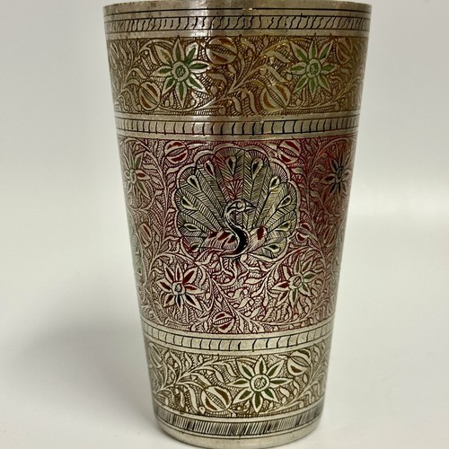 Indo persian enameled silver - indo-persian,