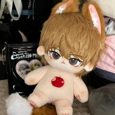 Yagami Light 20Cm Cotton Stuffed Doll Toys with Cat Ears Cute Plush Puppet Anima