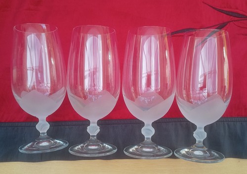 Vintage etched crystal - etched,