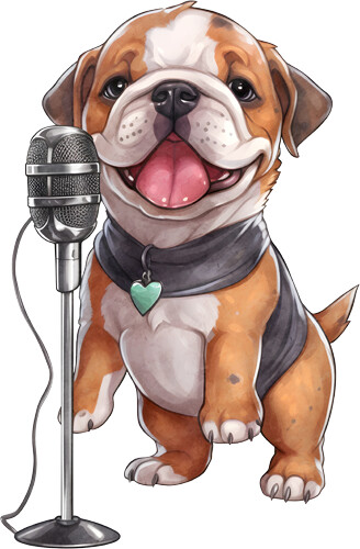 Singer dog colourful bedroom - dog,