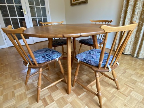 Ercol dining set drop leaf - dining,