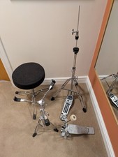 Assorted Drum Hardware - Stool/Hi-hat/Snare Sand/Kick Drum Pedal 