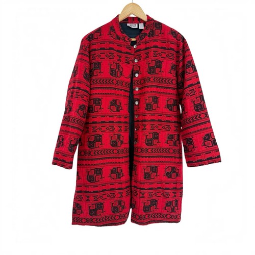 Chico red nehru jacket - chico's,