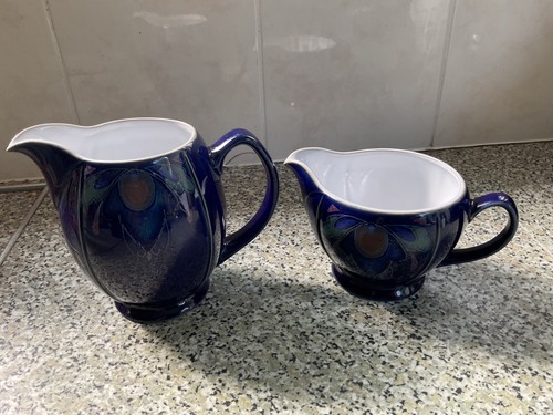 Denby baroque pair jugs - pair,