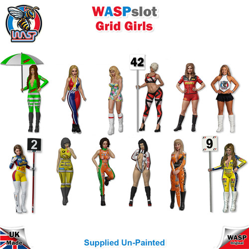 Scale grid girls figures - 1/32,